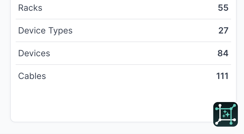 NetBox Copilot icon will appear in the bottom right of your NetBox window
